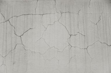 Grunge arka plan olarak kırık beton duvar