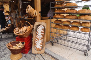 Traditional Hungarian homemade bread