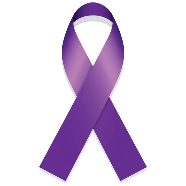 闘争と意識、紫色のリボンのアイコンのシンボル。理想的な教材と情報 ベクターグラフィックス