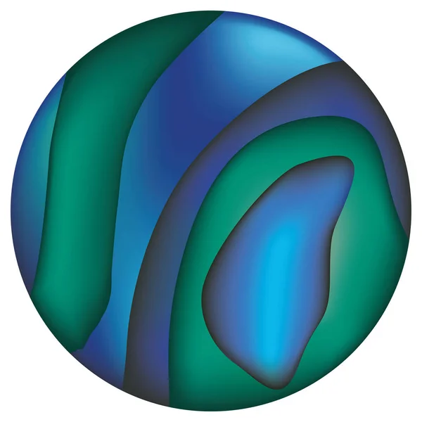 Εικονογράφηση Αντιπροσωπεύει Ένα Abalone Χρωματισμένο Αφηρημένο Κουμπί Υφή Φόντου Ιδανικό — Διανυσματικό Αρχείο