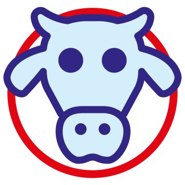 Laktoz sembollü maddeler ikonalar. Bilgilendirici ve eğitici materyaller için ideal