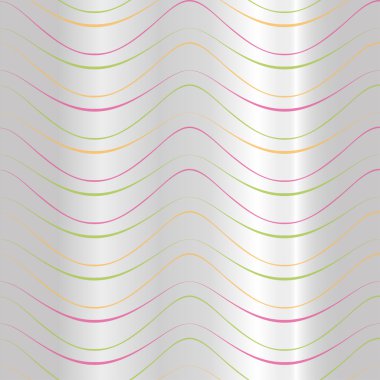 Illustration representing a background color parallel waves on the silver, ideal for artistic material and institutional clipart