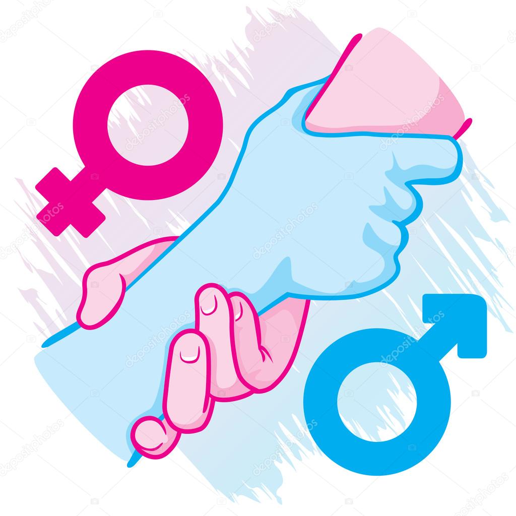 Illustration of an icon symbol hands leaning holding female heterosexual couple. Ideal for catalogs, informative and institutional material