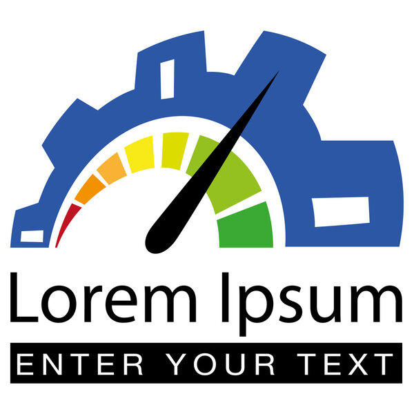 Иконка символа геометрической передачи со спидометром, секундомером. Идеально подходит для визуальной коммуникации, информационного и институционального материала
