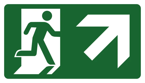 Signpost, leave, enter or pass through the door down the right. Ideal for visual communication and institutional materials — Stockvector