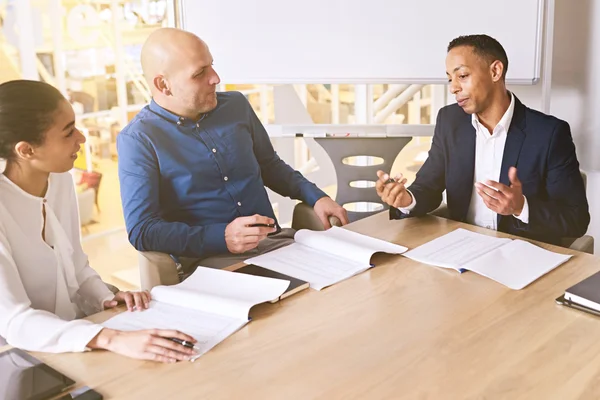 Diverse business people in meeting — Stock Photo, Image
