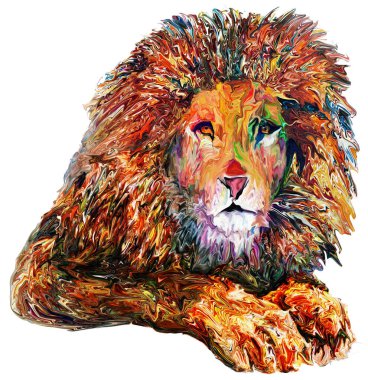 Aslan Surat - Yağlı boya Resim Çizimi
