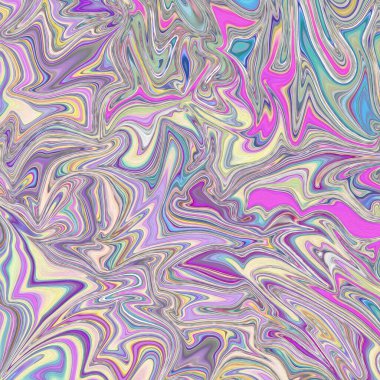 Soyut neon holografik sıvı doku arkaplanı