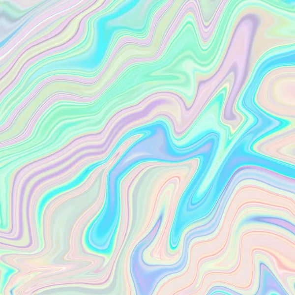 Abstrakte Neon Holographische Flüssigkeit Textur Hintergrund — Stockfoto