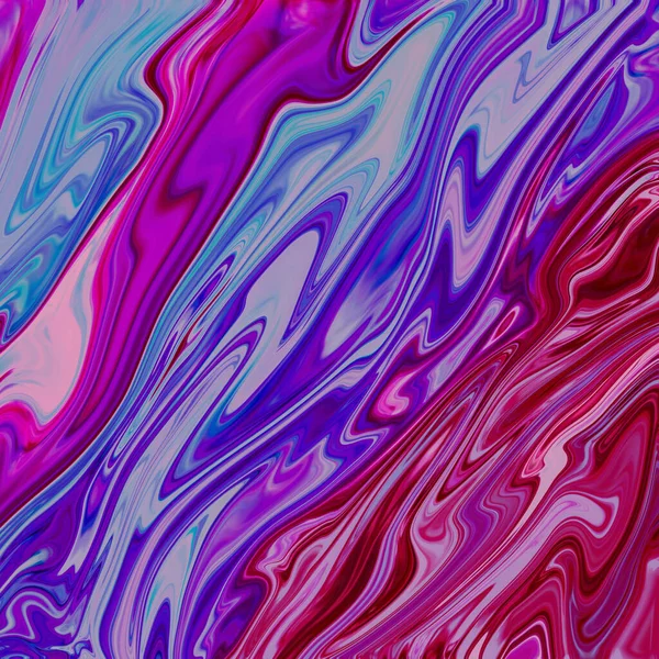 Abstract Neon Holografische Vloeistof Textuur Achtergrond — Stockfoto