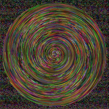 Soyut neon holografik sıvı doku arkaplanı