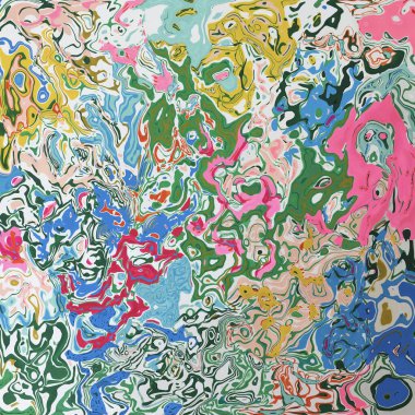 Soyut neon holografik sıvı doku arkaplanı