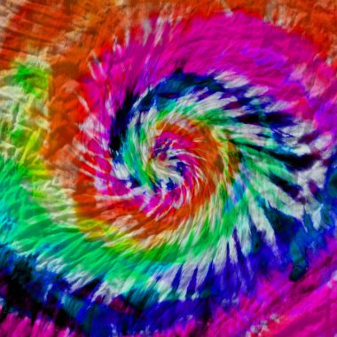 Shibori boya el yapımı. Suluboya karışımı desenli.