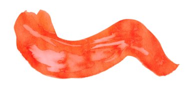 El çizimi suluboya yüksek çözünürlüklü doku beyaz tuval üzerinde izole