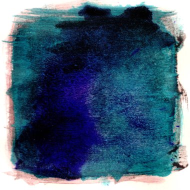 El çizimi suluboya yüksek çözünürlüklü doku beyaz tuval üzerinde izole