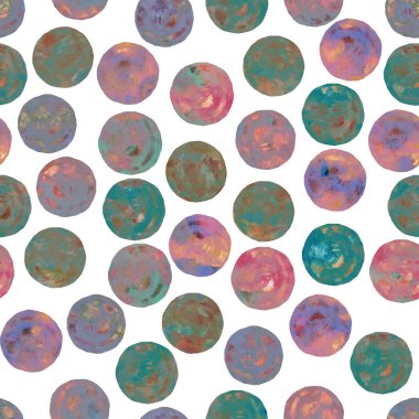 Çember El, yüksek çözünürlüklü, pürüzsüz desenli beyaz tuval üzerinde izole edilmiş suluboya resmi