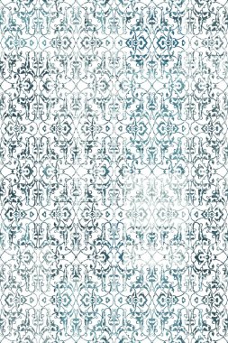 Folk inspired Original washed-out effect Carpet design and illustration with grunge texture 