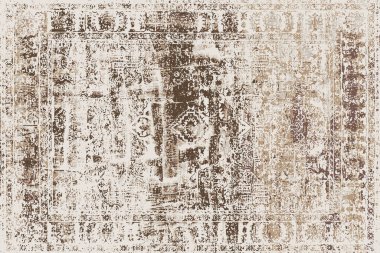 Folk inspired Original washed-out effect Carpet design and illustration with grunge texture 