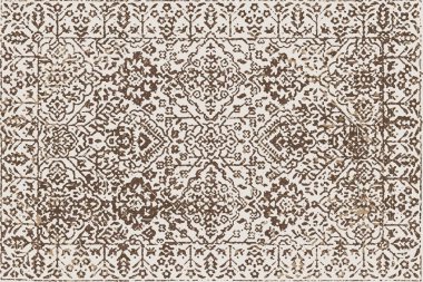 Folk inspired Original washed-out effect Carpet design and illustration with grunge texture 