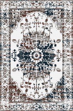 Orijinal, yıkanmış efekt halı tasarımı ve grunge desenli illüstrasyon 