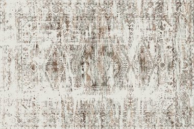 Orijinal, yıkanmış efekt halı tasarımı ve grunge desenli illüstrasyon 