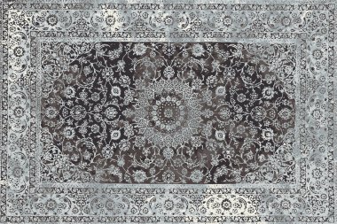 Orijinal, yıkanmış efekt halı tasarımı ve grunge desenli illüstrasyon 