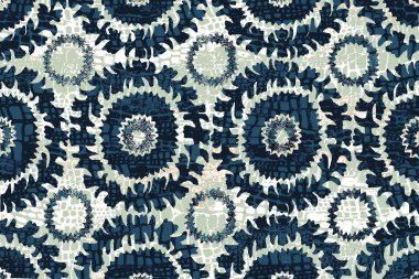 Orijinal, yıkanmış efekt halı tasarımı ve grunge desenli illüstrasyon 