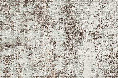 Orijinal, yıkanmış efekt halı tasarımı ve grunge desenli illüstrasyon 