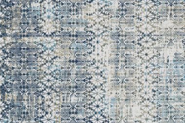 Orijinal, yıkanmış efekt halı tasarımı ve grunge desenli illüstrasyon 