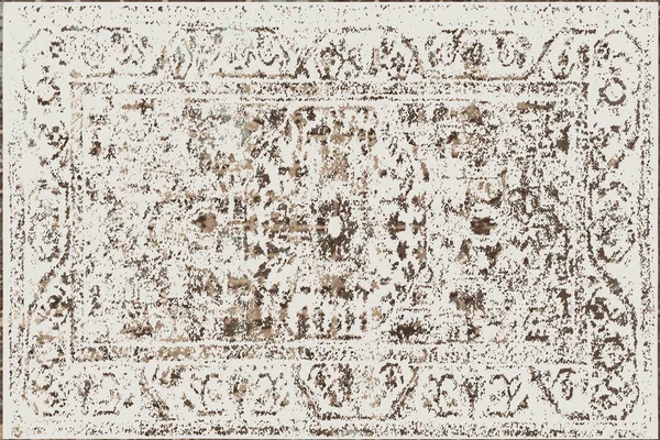 Orijinal, yıkanmış efekt halı tasarımı ve grunge desenli illüstrasyon 