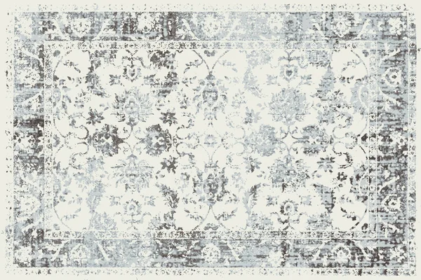 Orijinal, yıkanmış efekt halı tasarımı ve grunge desenli illüstrasyon 