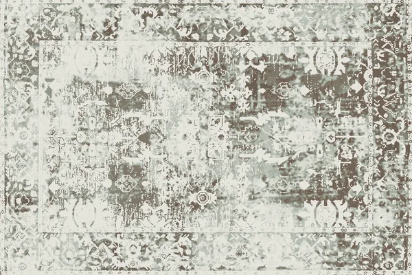 Orijinal, yıkanmış efekt halı tasarımı ve grunge desenli illüstrasyon 