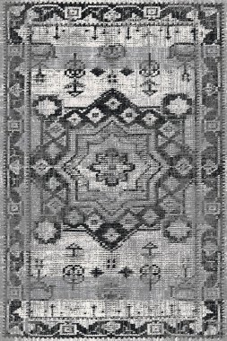 Orijinal halk ve Pers tarzı, paslanmış halı tasarımı ve grunge desenli çizimler 