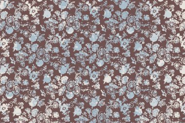 Geometrik Pers halk stili Orijinal yıkanmış halı tasarımı ve grunge desenli illüstrasyon 