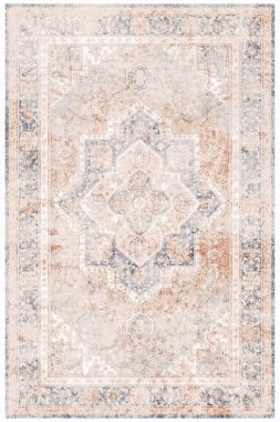 Yüksek çözünürlüklü renkli ve desenli geleneksel İran halısı