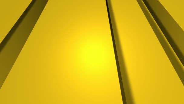 Abstraktní žlutou tvar — Stock video