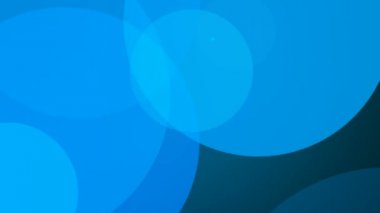 Mavi hareketli daireler