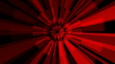 Soyut Kırmızı Tünel