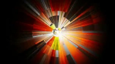 Soyut renkli ışınları