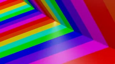 Renkli hareketli grafik öğeleri