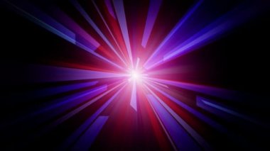 Soyut renkli ışınları