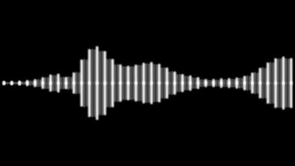 Spostamento dell'onda digitale — Video Stock