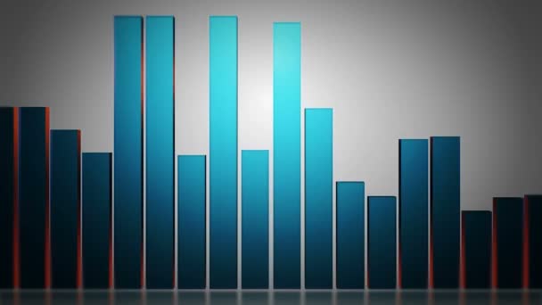 Afspelen geluid bars — Stockvideo