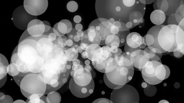 Éclatement de particules blanches 