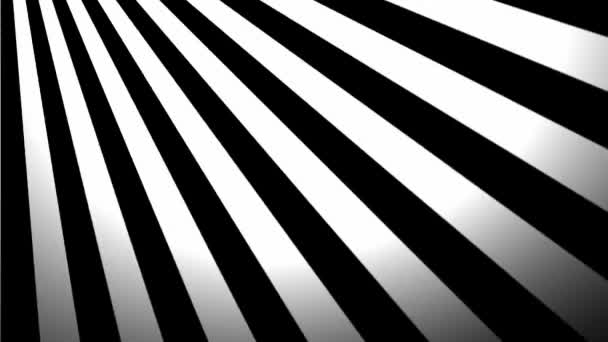 Czarno-białe promienie — Wideo stockowe