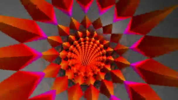 Éléments graphiques en mouvement coloré — Video