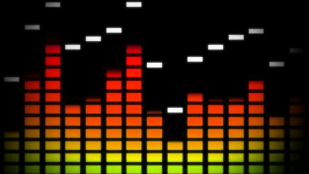 Riproduzione livello audio — Video Stock