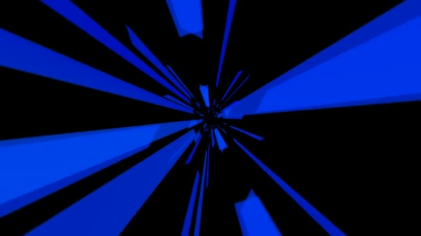 Abstract blue rays — Stock Video