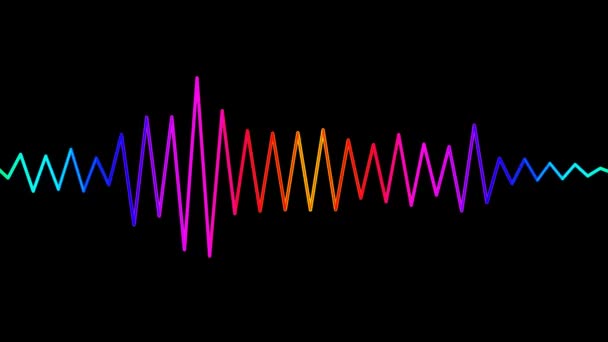 Movimiento espectro colorido — Vídeos de Stock