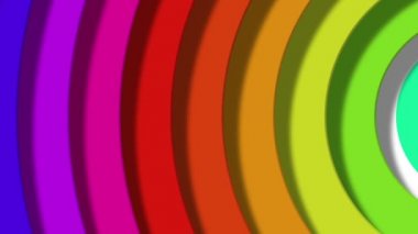 Hareketli gökkuşağı Radyal